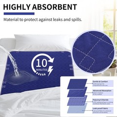 Positioning Bed Pads with 8 Handles for Elderly & Patients -34 x 52 Washable …