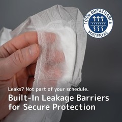 Man Incontinence Guards – Size 2, 180 Count for Ultimate Protection