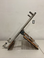 Jacuzzi Hanging Teak Shower Seat Chrome FX-HANGST-CH