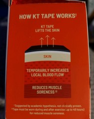 KT Tape Original Gentle Elastic Sport Tape Cotton Fabric Beige 20 Strips