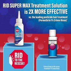 RID Super Max 5-in-1 Complete Lice Treatment Kit, Pesticide-Free