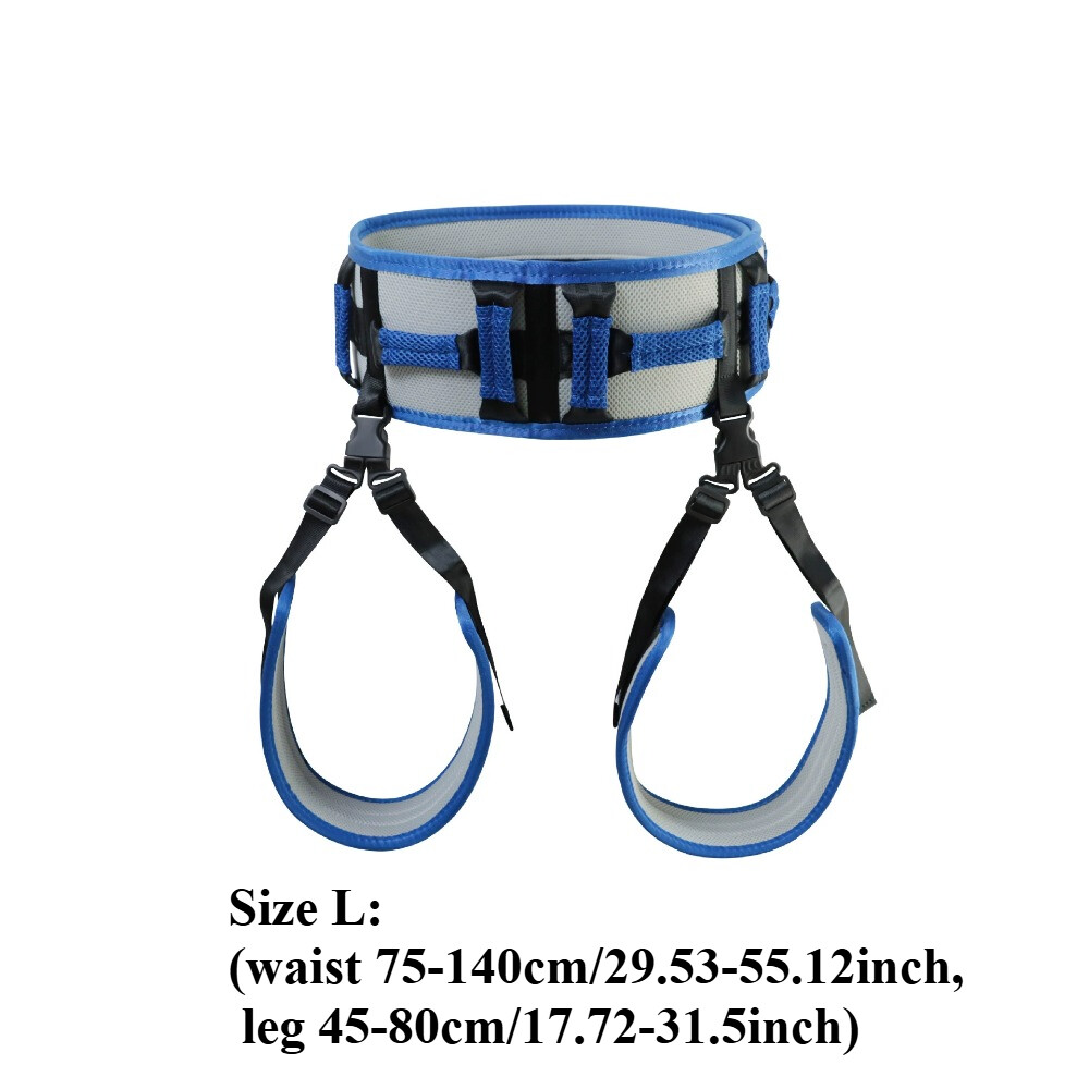 Gait Belts Transfer Belt for Seniors with Leg Loops and 10 Padded Handles Device