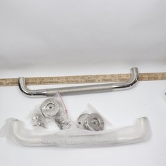 (2-Pk) Grab Bar Knurled Chrome 16″