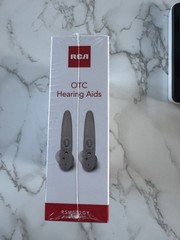 RCA Rechargeable Water Resistant Behind the Ear Hearing Aids Pair all included