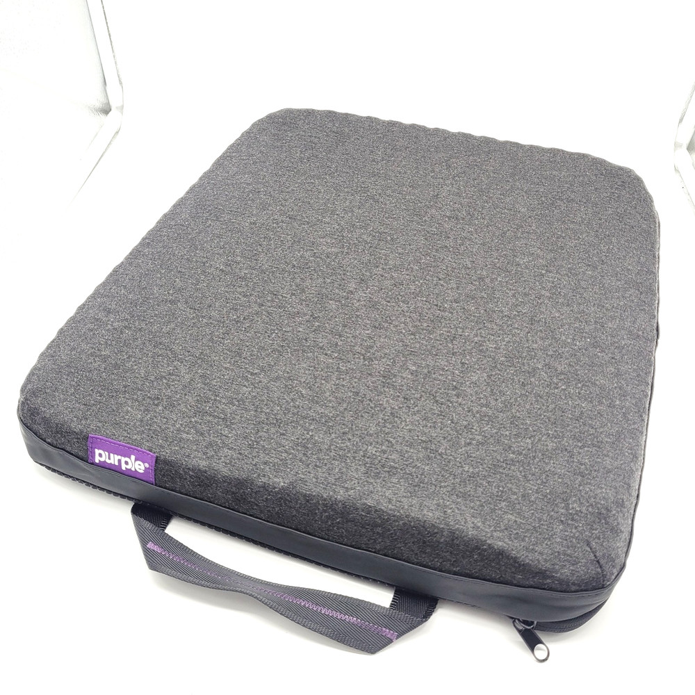 Purple Double Seat Cushion Pressure Relief Grid for Office Chair Made in USA