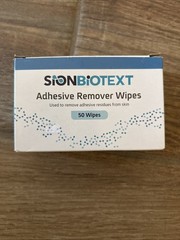 Adhesive Remover SionBiotext Wipe 48 per Box – 1 Package Used