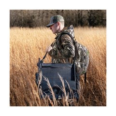 360 Degree Silent Swivel Blind Chair w/ Adjustable Height & Armrest, for Hunting