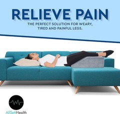 Memory Foam Leg Rest Pillow for Blood Circulation, Foot/Ankle Swelling & Injury