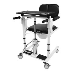 330LB Hydraulic Patient Lift Transfer Chair Mobility Elderly Aid Wheelchair Lift