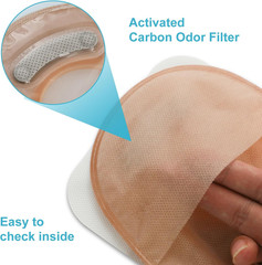 21PCS Ostomy Bags,Colostomy Supplies,Two Piece Drainable Ostomy Pouch for Ileost