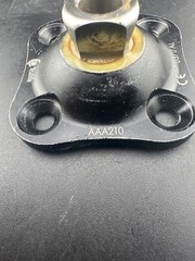 Prosthetic 4 hole pyramid prosthetic plate adapter component