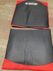 Journey C2 Manual Wheelchair Replacement Cushions Red Seat And Back