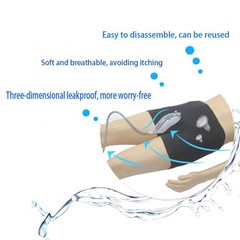 HAMUHA Male Urinal Bag Pee Bag Portable Wearable Men’s Urinal Elastic Waistband