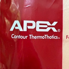 Apex Contour ThermoThotics Plastazote Orthotic Insoles Blue Peach Diabetic Care