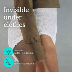 Because Overnight Absorbency Pull Ups Adult Incontinence Underwear L 20 Ct