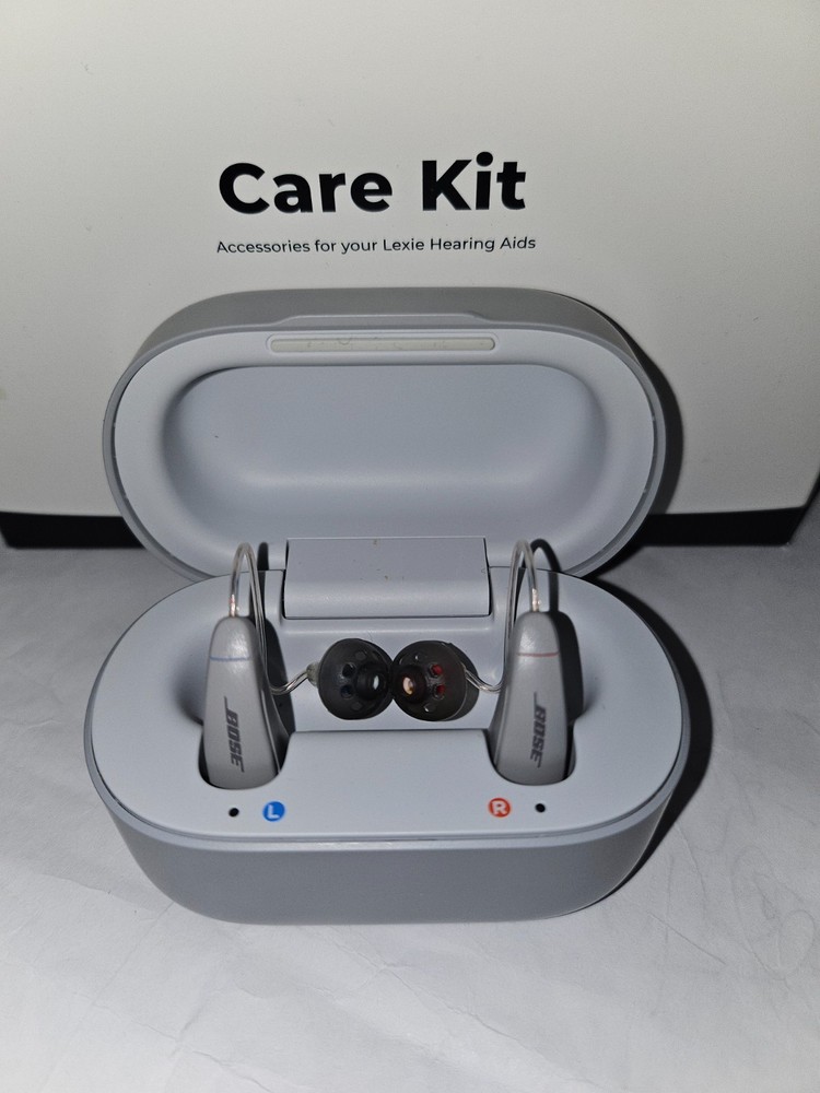 Lexie B2 Hearing AIDS Pair Powered By Bose Bundle Edition Case Accessories OTC