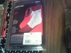 Ankle support Brace LARGE Black w inserts Swede-0 # 2