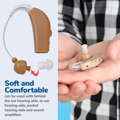 Comfort-Fit Hearing Aid Domes – 39 Soft Silicone Tips in Small to X-Large Sizes