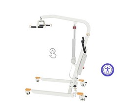 Upgrade Foldable Electric Patient Lift, Medical Transfer, 440LBS, AY02