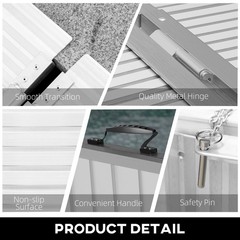 Portable Portable Wheelchair Ramp for Home, Threshold Handicap Ramp 8′