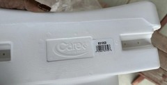 Carex Elevated Toilet Seat ADA Compliant Portable 300 lb White 3.5″ B312C0