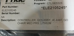 Ele2105245 Ctl1805323 Ctl2100297 Go Chair Lx Power Module