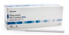 McKesson Ear Curette, 4 mm Oval Tip, Box of 50