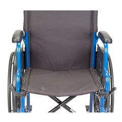 Wheelchair Flip Back Desk Arms and Elevating Leg Rests, 20″ Seat, Steel Frame