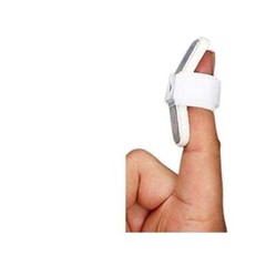 Finger Splint (Free Size, White, – Basketball Cricket Sports Injury,