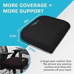 Xtreme Comforts Seat Cushions | Office Chair for Classic, Black