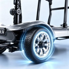 4 Wheel Folding Mobility Scooter Power Wheel Chairs Electric Device For Seniors