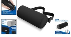 Cylindrical Memory Foam Back Cushion with Washable Cover – Perfect for Back Pain