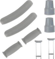 Crutch Pads and Caps Set – Comfort Padding for Armpits and Hand Grips