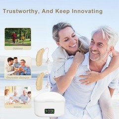 Hearing Aids Digital Rechargeable Hearing Aid for Seniors with Hearing Loss Easy