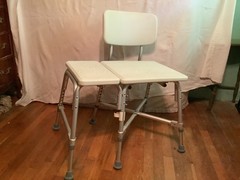 Guardian bariatric transfer chair ref#MDS86952XW..white plastic and aluminum