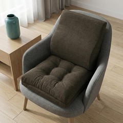 Memory Foam Small Recliner Cushions with Lumbar Support Pillow Set, 18x16x4 I…