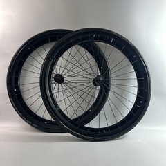 Pair 24″ Wheelchair Wheels Schwalbe Marathon Plus Tires & Natural-Fit Handrims