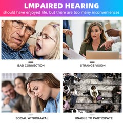 Digital Hearing Aids Noise Cancelling Invisible Severe Loss Sound Amplifier ITE