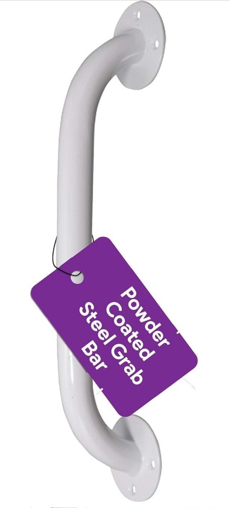 18 Inch Grab Bar for safety- Drive Brand – White Powder Coated