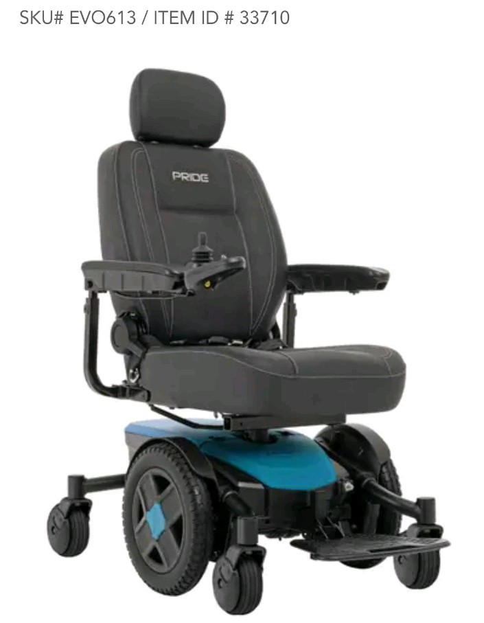 Pride Jazzy EVO 613 Electric Power Wheelchair Joystick Never used-new batteries