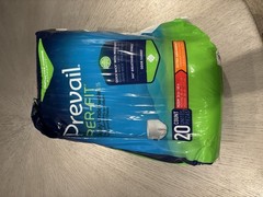 Prevail Per-Fit Adult Unisex Underwear-Medium-1 Bag Of 20