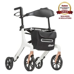 Drive Medical AeroWalk Ultra-Lite Rollator, White. Only 6.9Kg