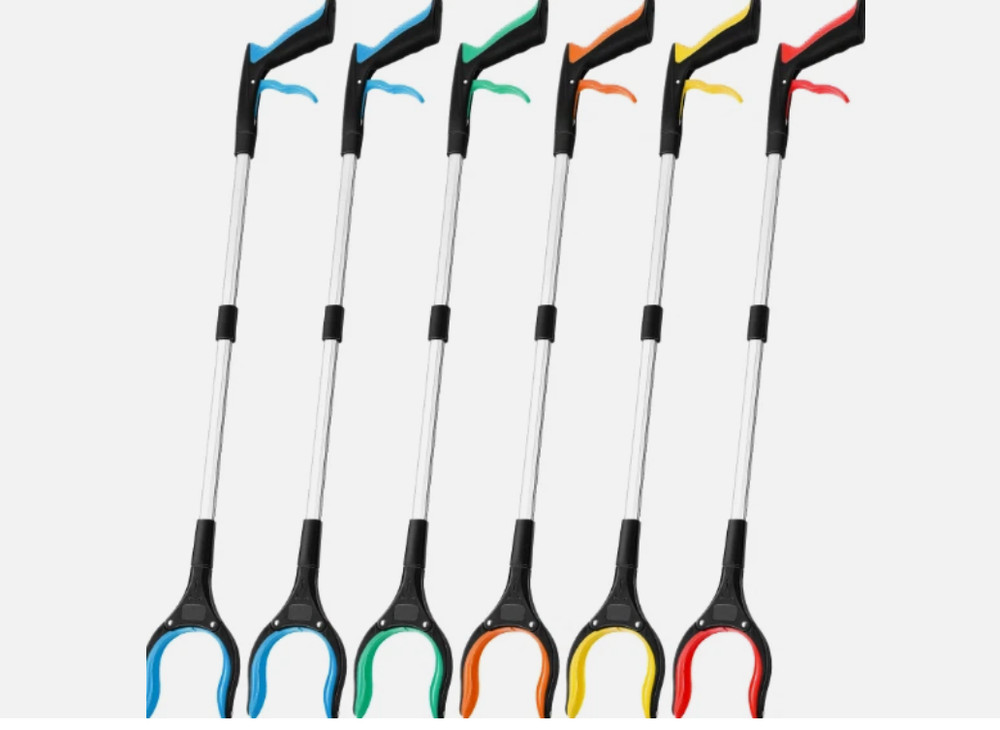 Grabber Reacher Tool 32 Inch Foldable Pick Up Stick with Strong Grip, Magnetic