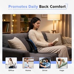 4 Level Back Stretcher Lumbar Support Board Spine Stretch Posture Corrector