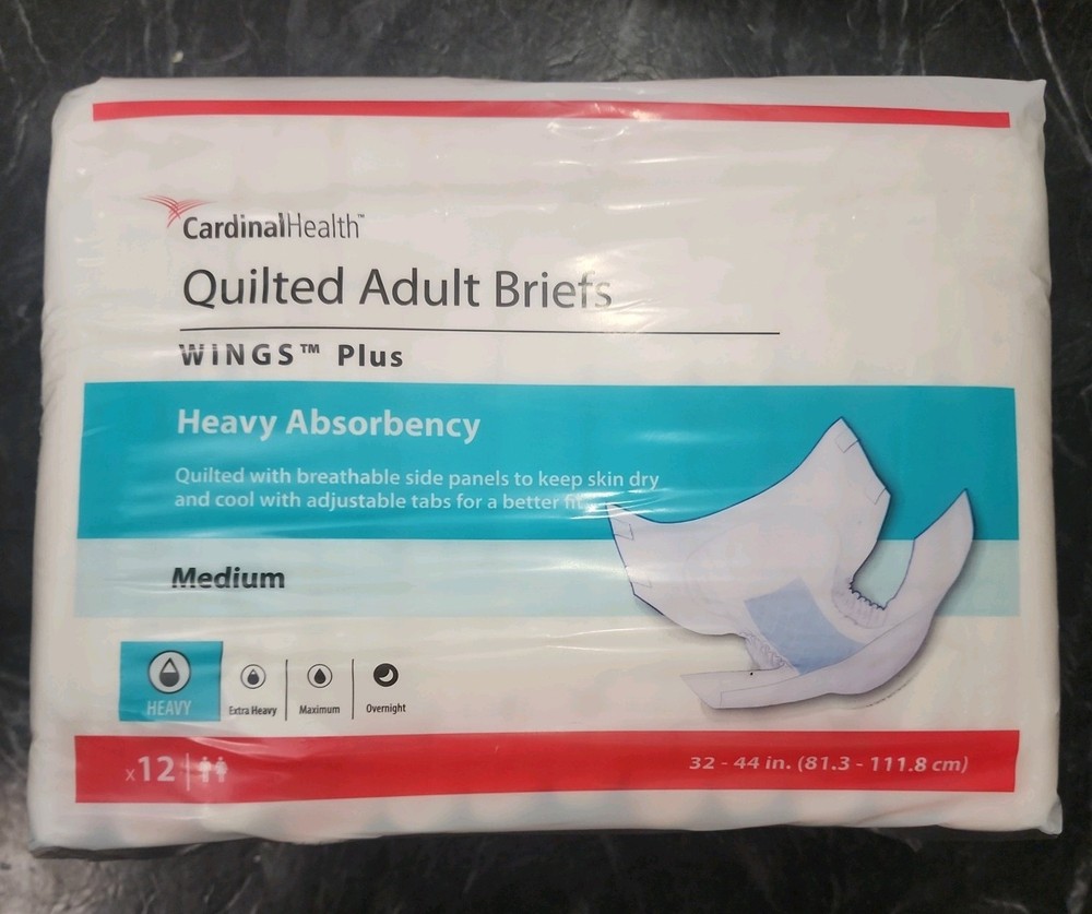 Adult Briefs Adult Medium White Heavy Absorbencypack of 24 for 18