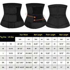 Fajas Reductoras Colombianas Cinturilla Tummy Control Waist Trainer Body Shaper.