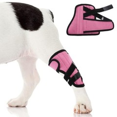 Dog Leg Brace Medium, M（Leg Length 5.5in，Upper Leg Circ 6.7in） Pink