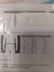 2 Pks Coloplast 12007 Brava Ostomy Support Belt Size 2xl 40-46” NEW