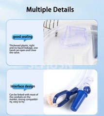 Urinary Drainage Bag with Anti-Reflux Chamber for Home and Hospitals Health Aids