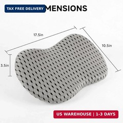 Livtribe Car Seat Cushion – Memory Foam Seat Pad for Sciatica & Lower Back Pain